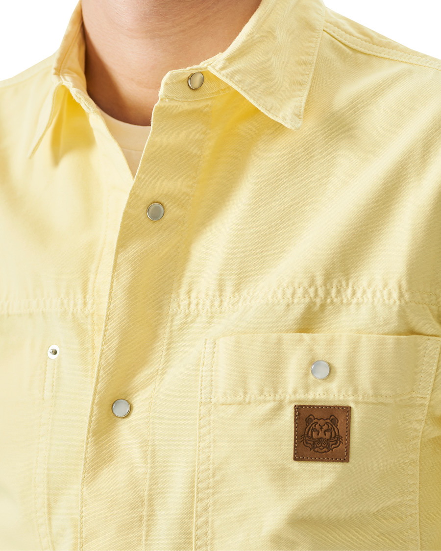 Herr | Skjortor | KENZO | Snap Overshirt Bright Yellow