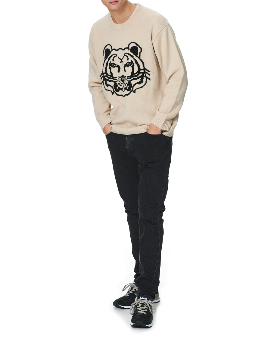Herr | Tröjor | KENZO | Tiger Reversible Jumper Sand