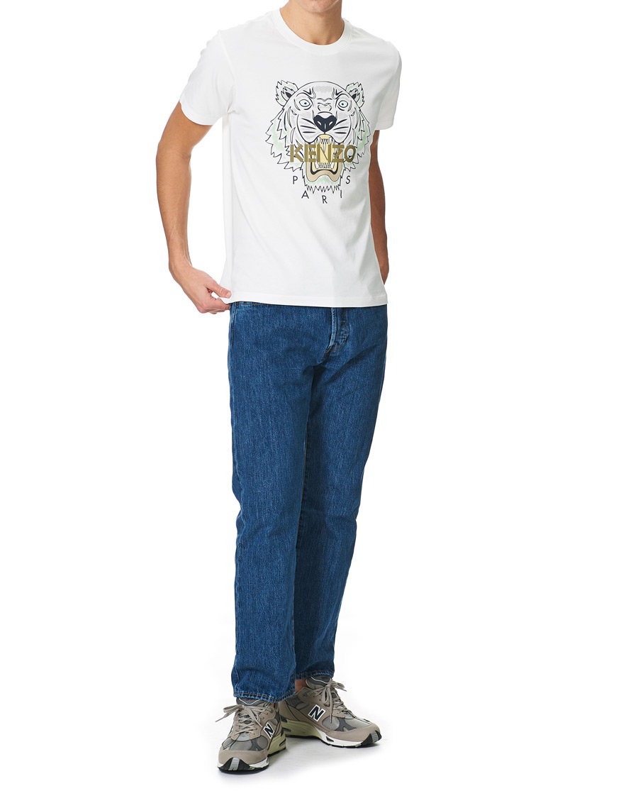 Herr | T-Shirts | KENZO | Tiger Crew Neck Tee White