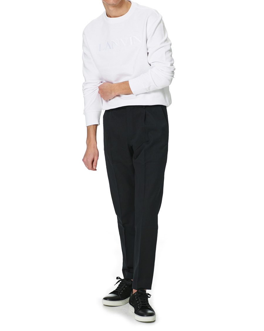Herr | Tröjor | Lanvin | Embroidered Logo Sweatshirt White