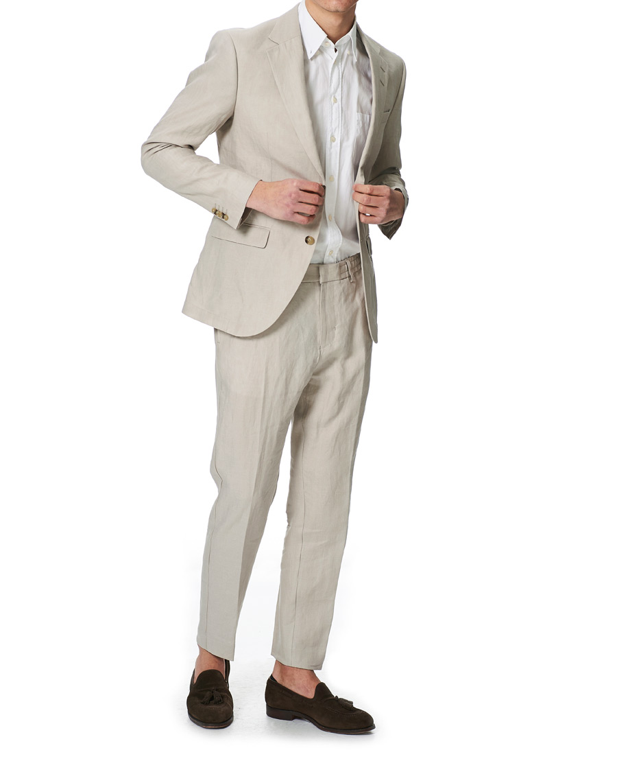 Herr | Kavajer | Tiger of Sweden | Jamonte Linen Blazer Dove Grey