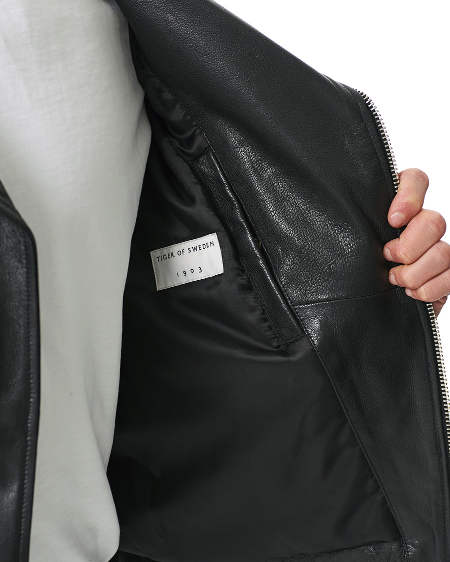 Herr | Jackor | Tiger of Sweden | Axton Leather Jacket Black