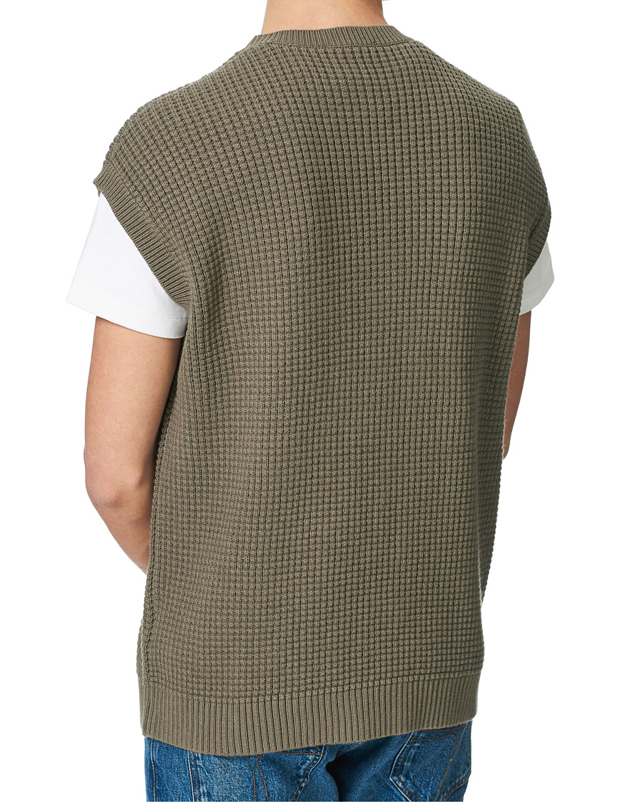 Herr | Tröjor | Tiger of Sweden | Clemente Knitted Vest Light Khaki