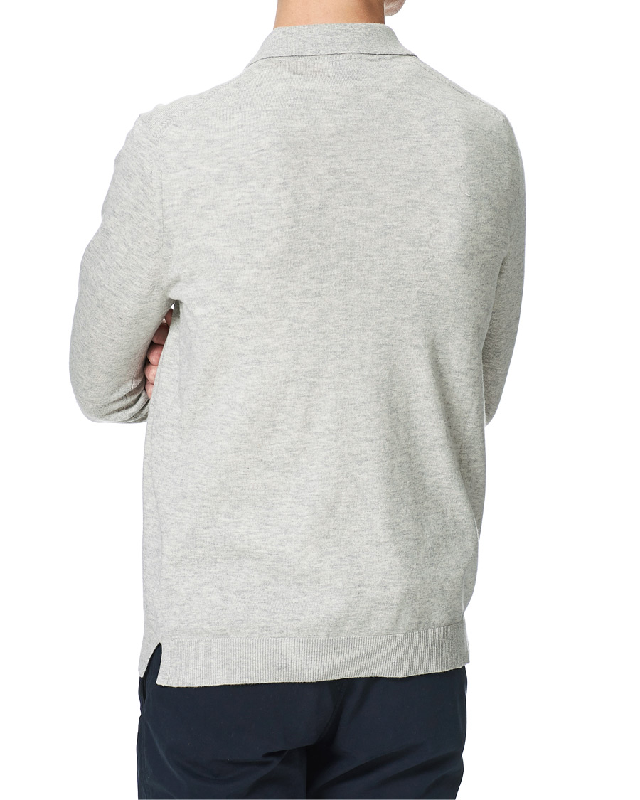 Herr | Tröjor | Tiger of Sweden | Orbit Merino Wool Half Zip Med Grey Mel