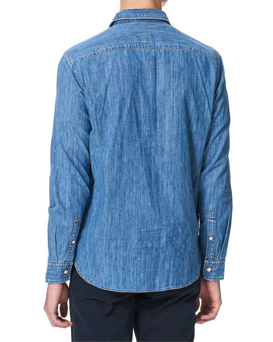 Herr | Skjortor | Tiger of Sweden | Benjad Denim Shirt Light Blue