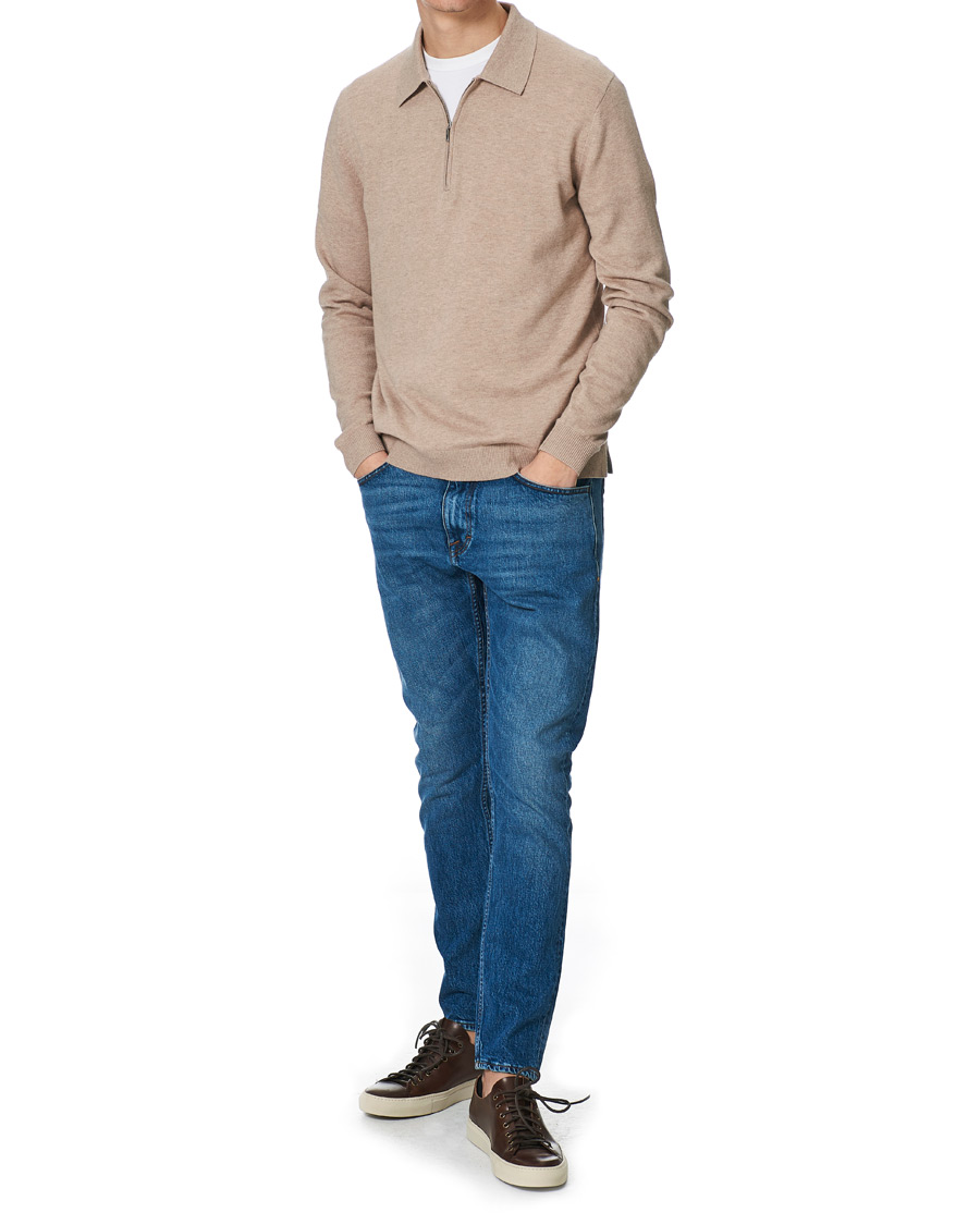 Herr | Jeans | Tiger of Sweden | Pistolero Stretch Cotton Jeans Royal Blue