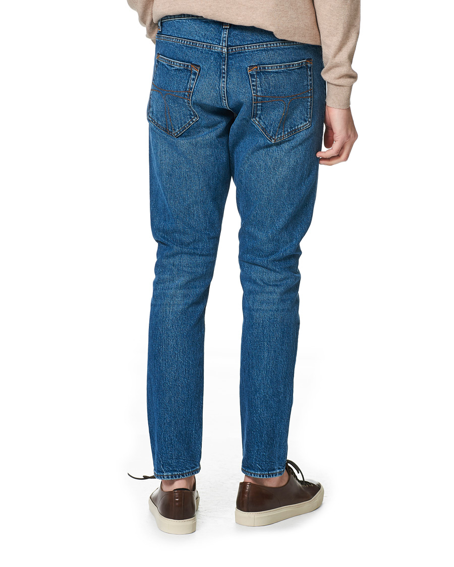 Herr | Jeans | Tiger of Sweden | Pistolero Stretch Cotton Jeans Royal Blue
