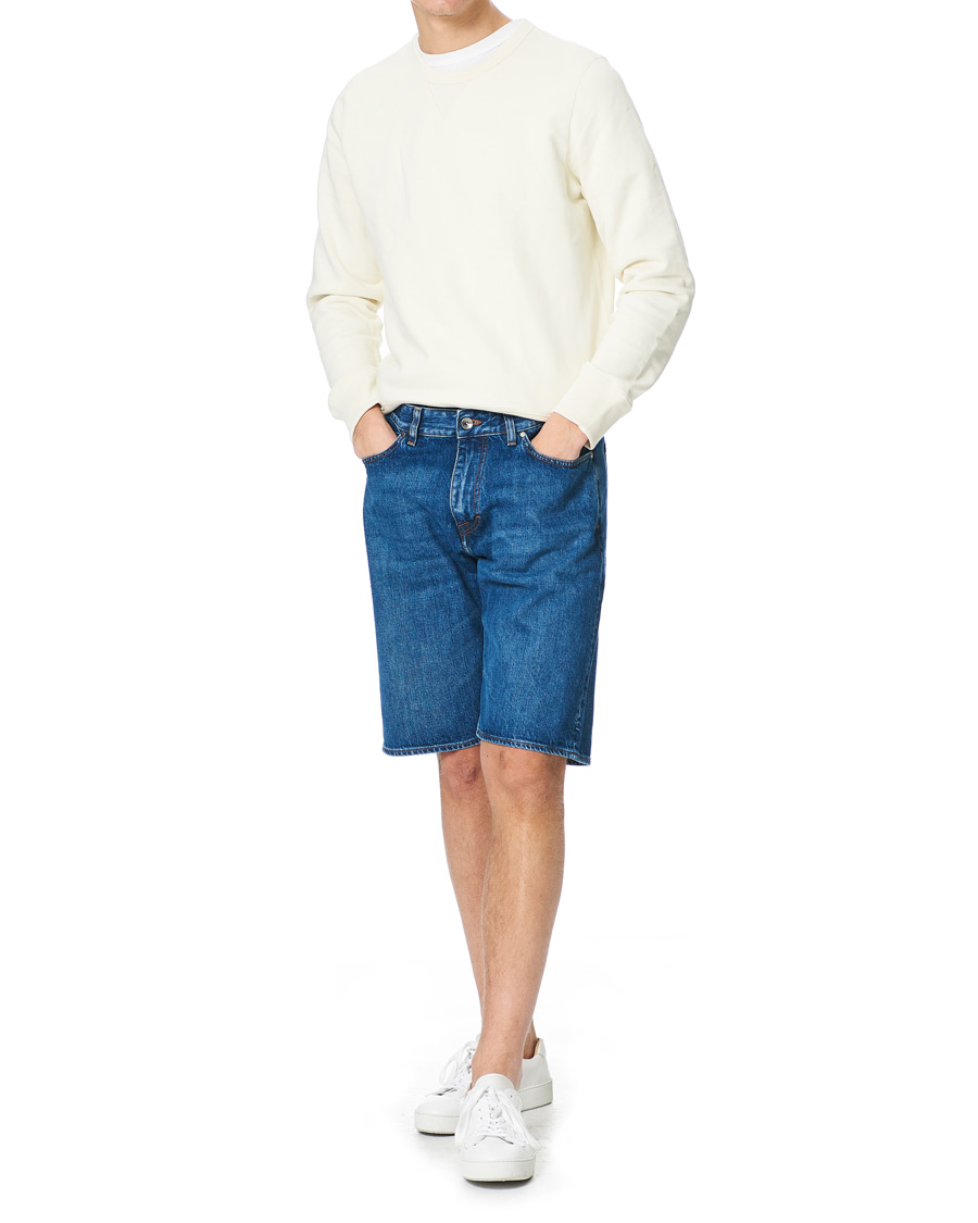 Herr | Shorts | Tiger of Sweden | Kylian Jeans Shorts Royal Blue
