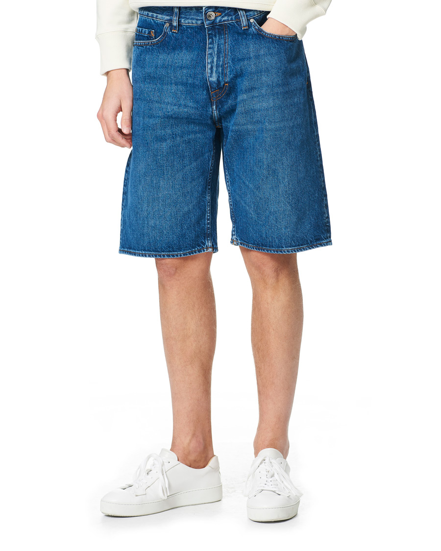 Herr | Shorts | Tiger of Sweden | Kylian Jeans Shorts Royal Blue