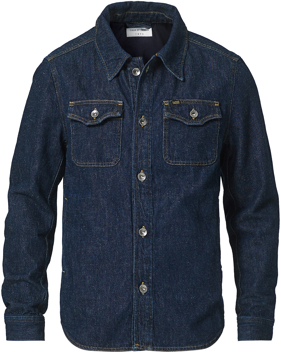 Herr | Jackor | Tiger of Sweden | Get Organic Cotton Denim Jacket Midnight Blue