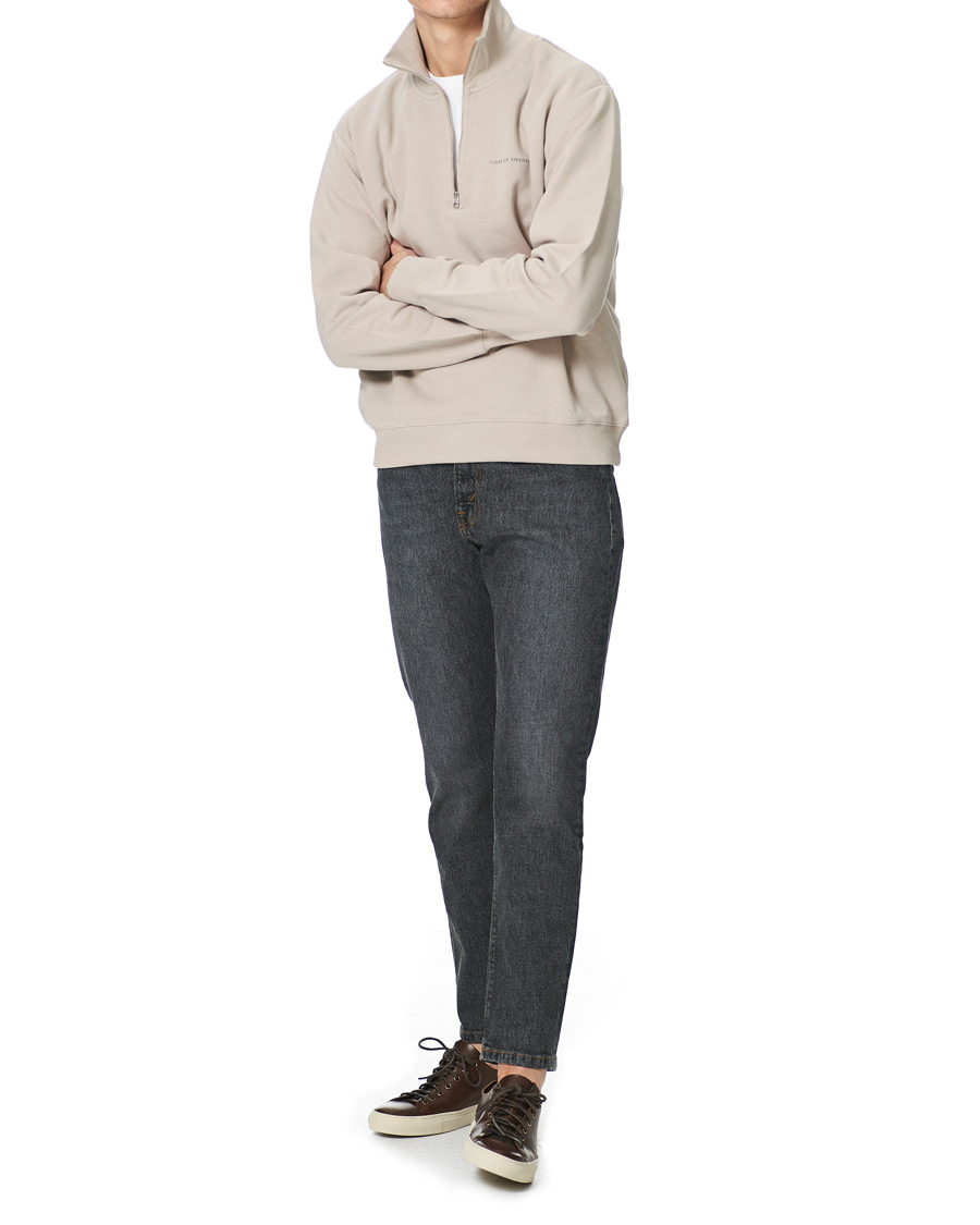 Herr | Tröjor | Tiger of Sweden | Marlon Half Zip Sweater Dove Grey