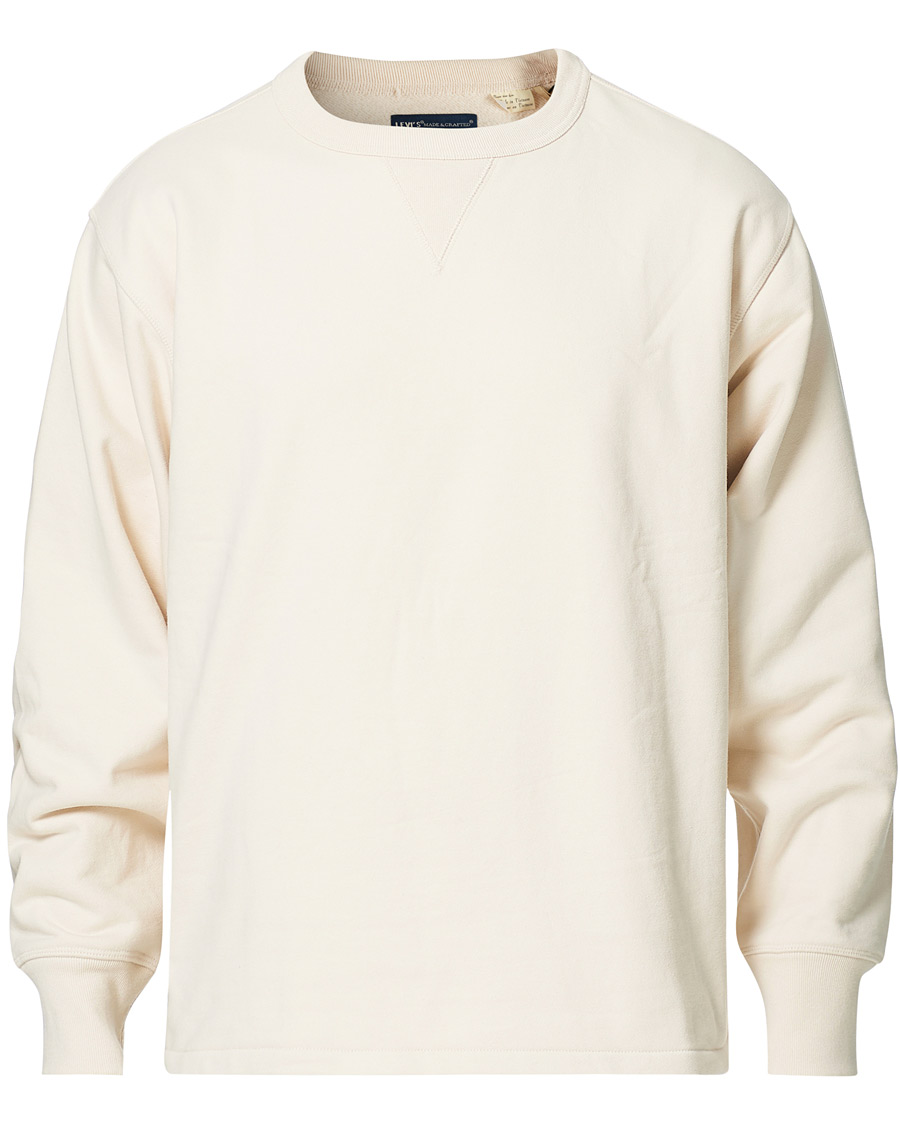 Herr | Tröjor | Levi's Made & Crafted | Crew Neck Sweatshirt Oatmeal