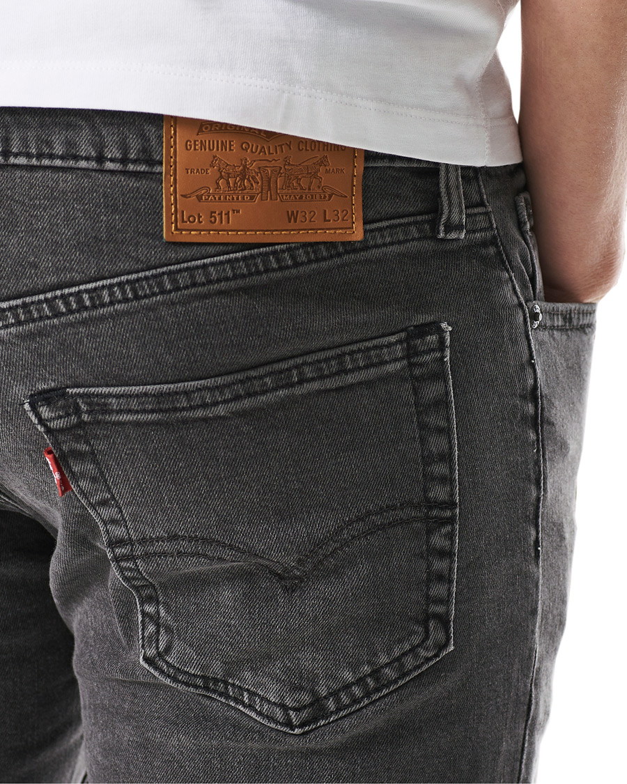 Herr | Jeans | Levi's | 511 Slim Fit Stretch Organic Cotton Jeans Storm Rider Adv