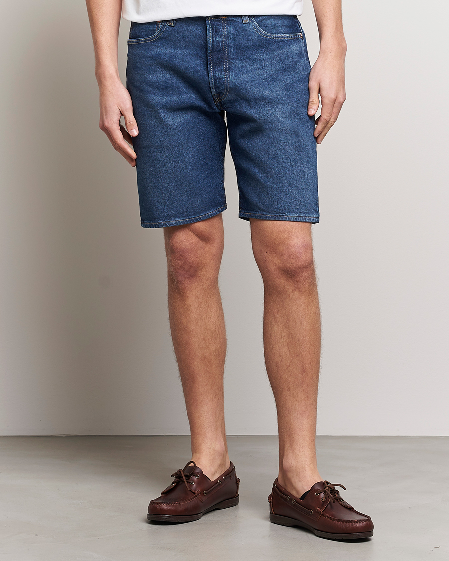 Herr | Kläder | Levi's | 501 Original Denim Shorts Blue Eyes Break