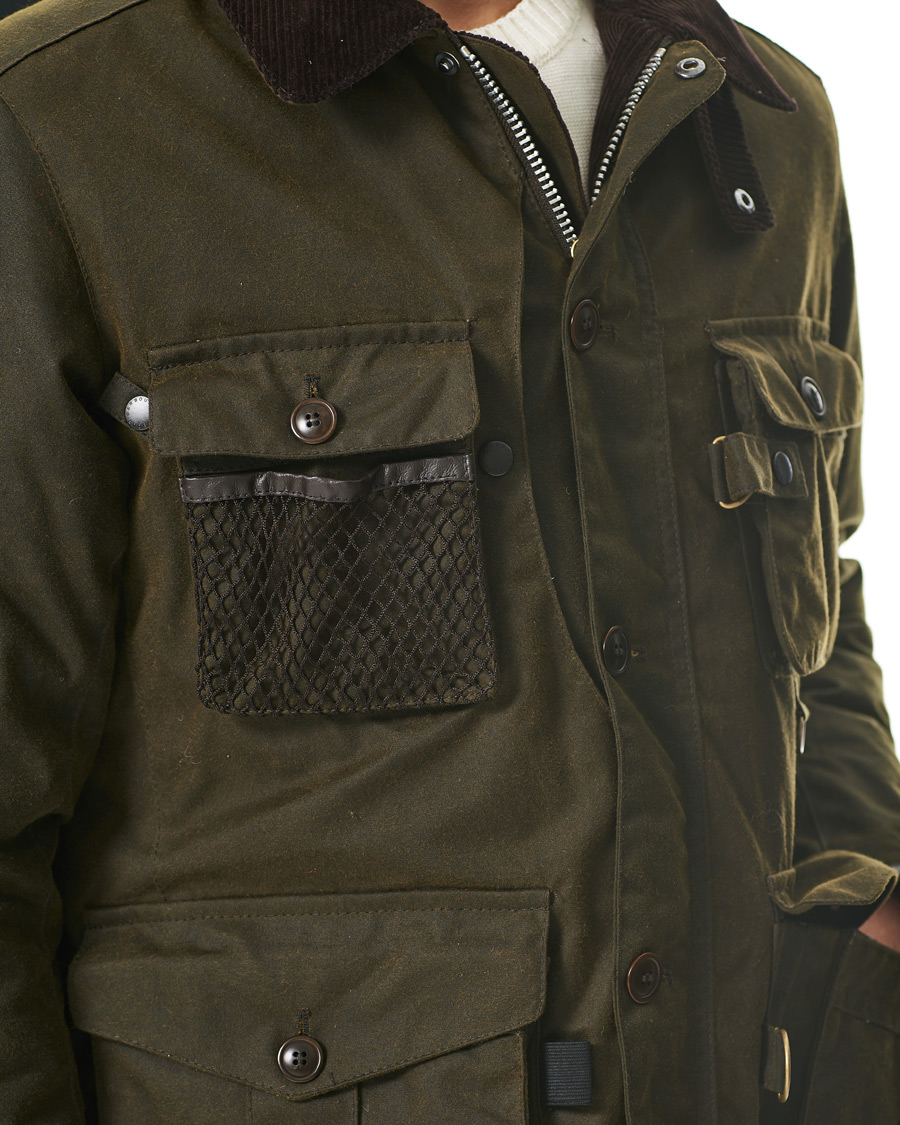 Herr | Jackor | Barbour Gold Standard | Grampain Padded Wax Jacket Olive