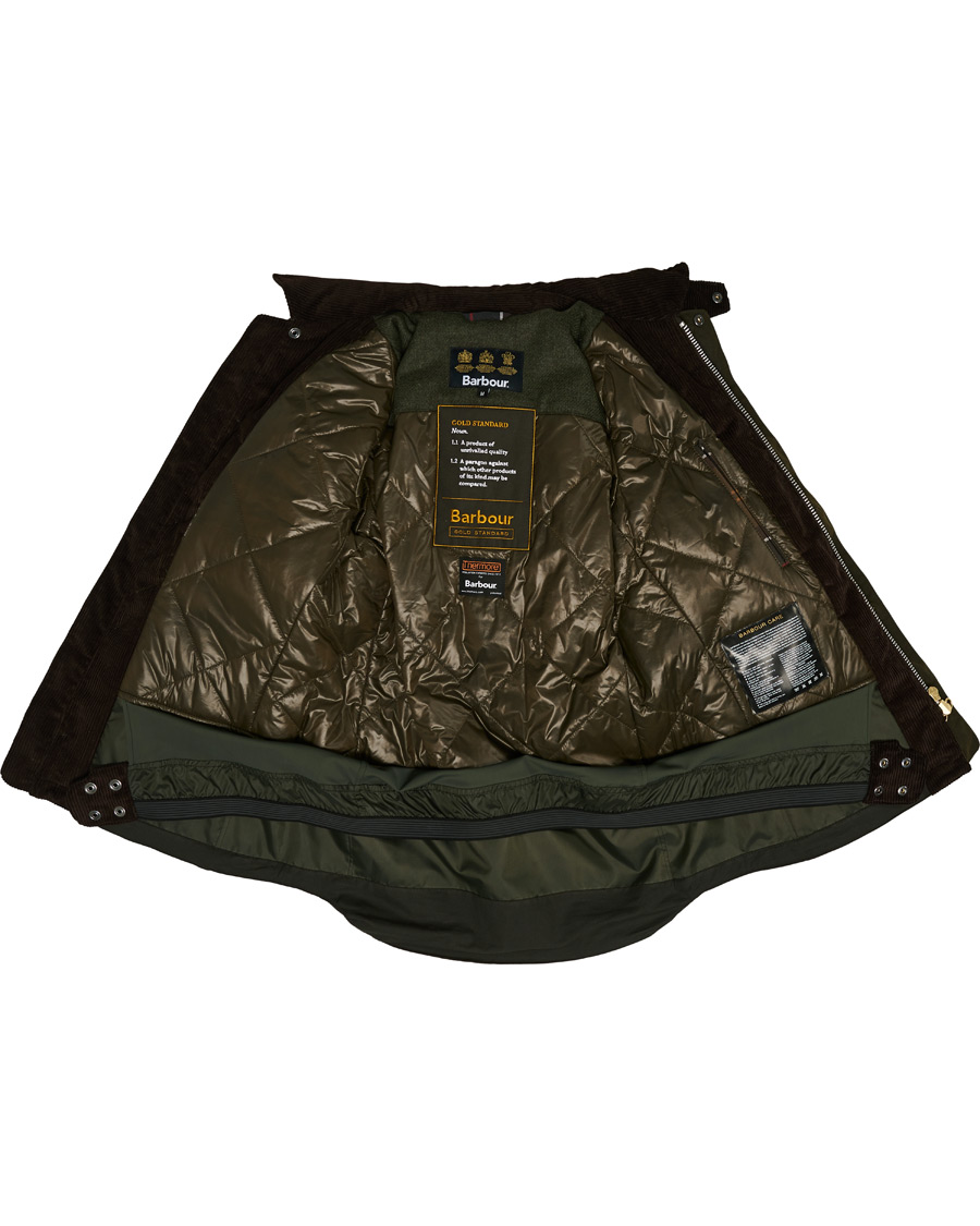 Herr | Jackor | Barbour Gold Standard | Grampain Padded Wax Jacket Olive