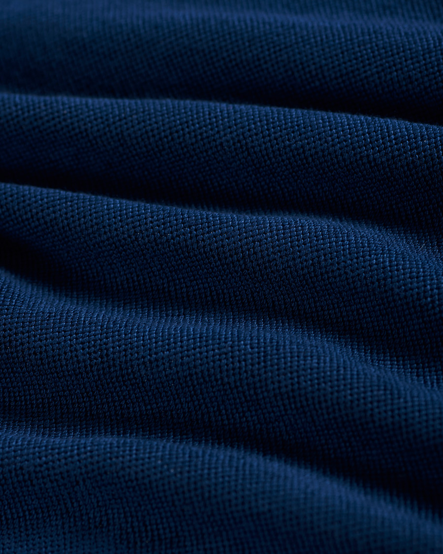 Herr | Tröjor | Massimo Alba | Japanese Terry Long Sleeve Polo Navy