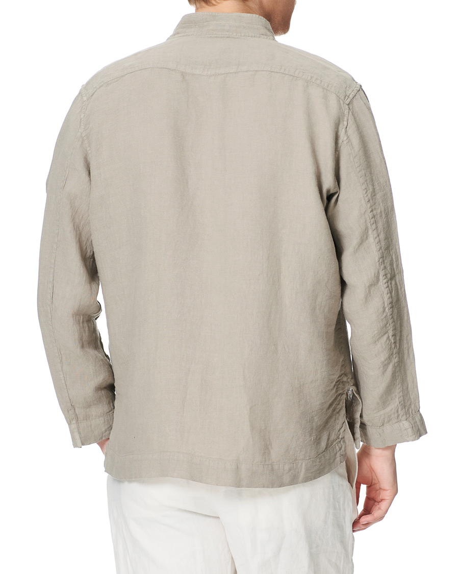 Herr | Skjortor | Massimo Alba | Cina Linen Overshirt Walnut
