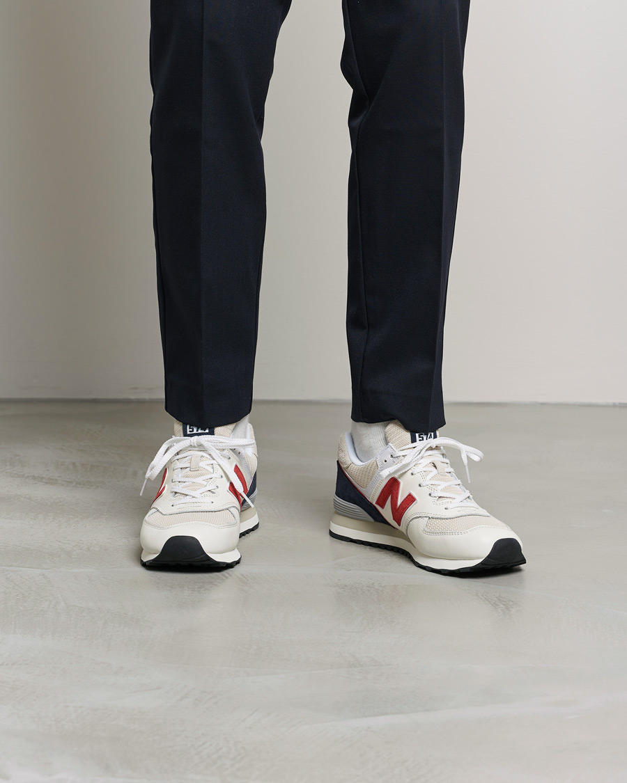 Herr | New Balance 574 Sneaker Sea Salt | New Balance | 574 Sneaker Sea Salt