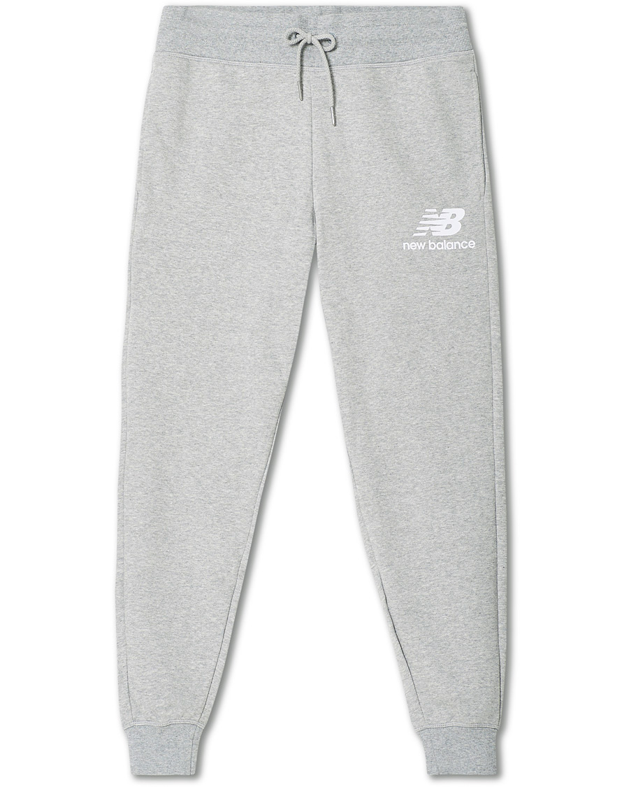 Herr | Byxor | New Balance | NB Essentials Stacked Logo Sweatpant Athletic Grey