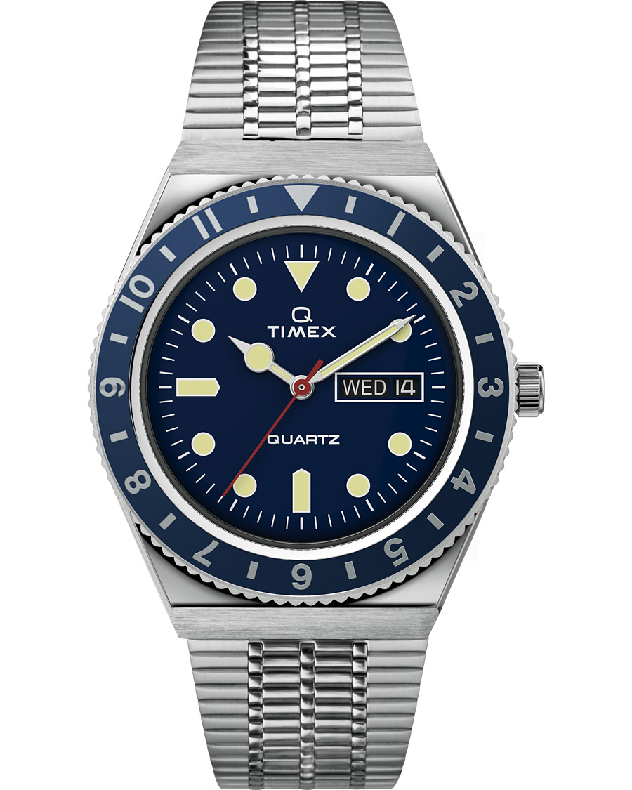 Herr | Timex Q Reissue 1979 Steel/Blue | Timex | Q Reissue 1979 Steel/Blue