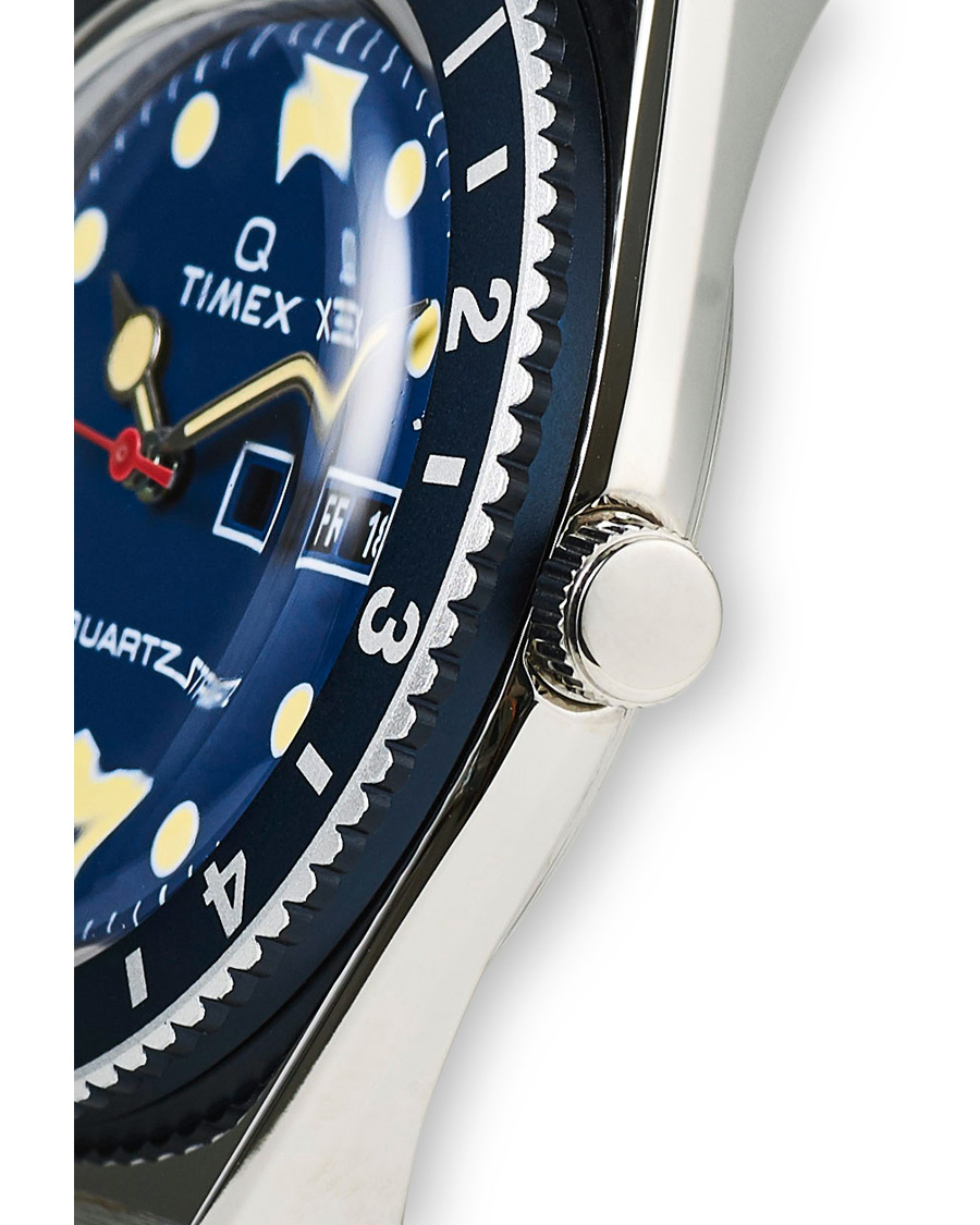 Herr | Timex Q Reissue 1979 Steel/Blue | Timex | Q Reissue 1979 Steel/Blue