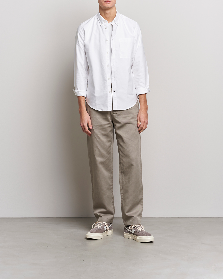 Herr | Skjortor | NN07 | Arne Button Down Oxford Shirt White