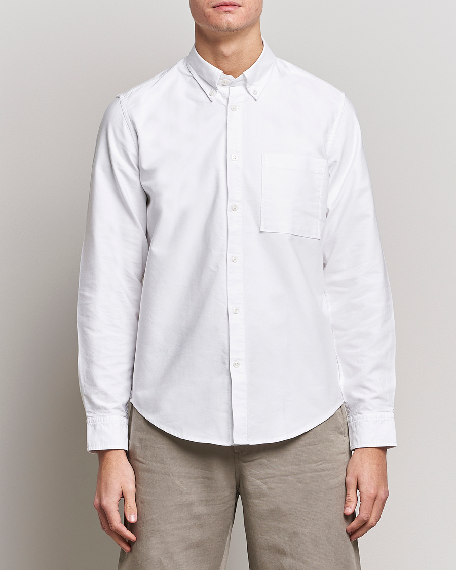 Herr | Skjortor | NN07 | Arne Button Down Oxford Shirt White