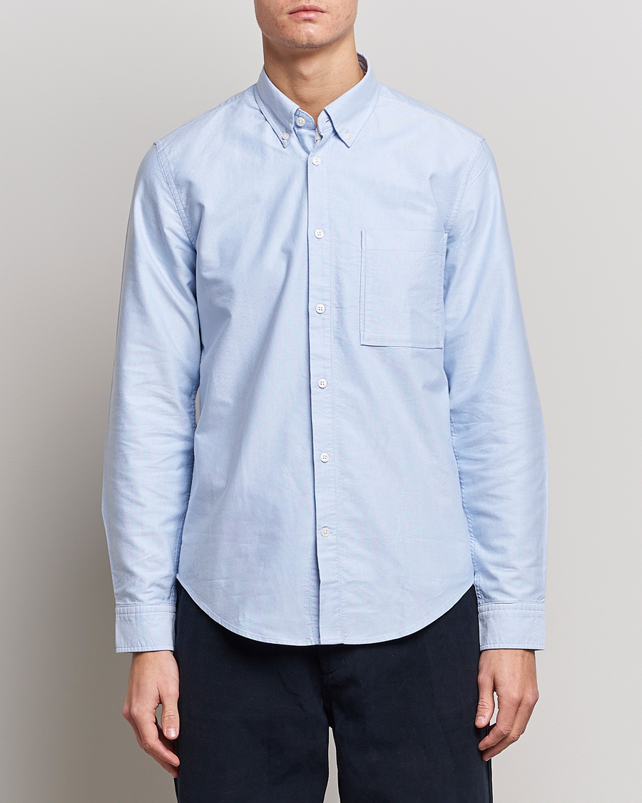 Herr | NN07 | NN07 | Arne Button Down Oxford Shirt Light Blue