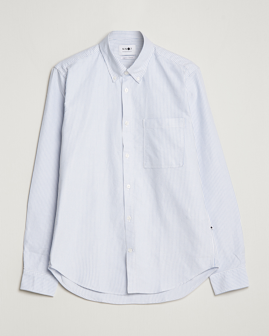 Herr | Skjortor | NN07 | Arne Button Down Oxford Shirt Blue/White