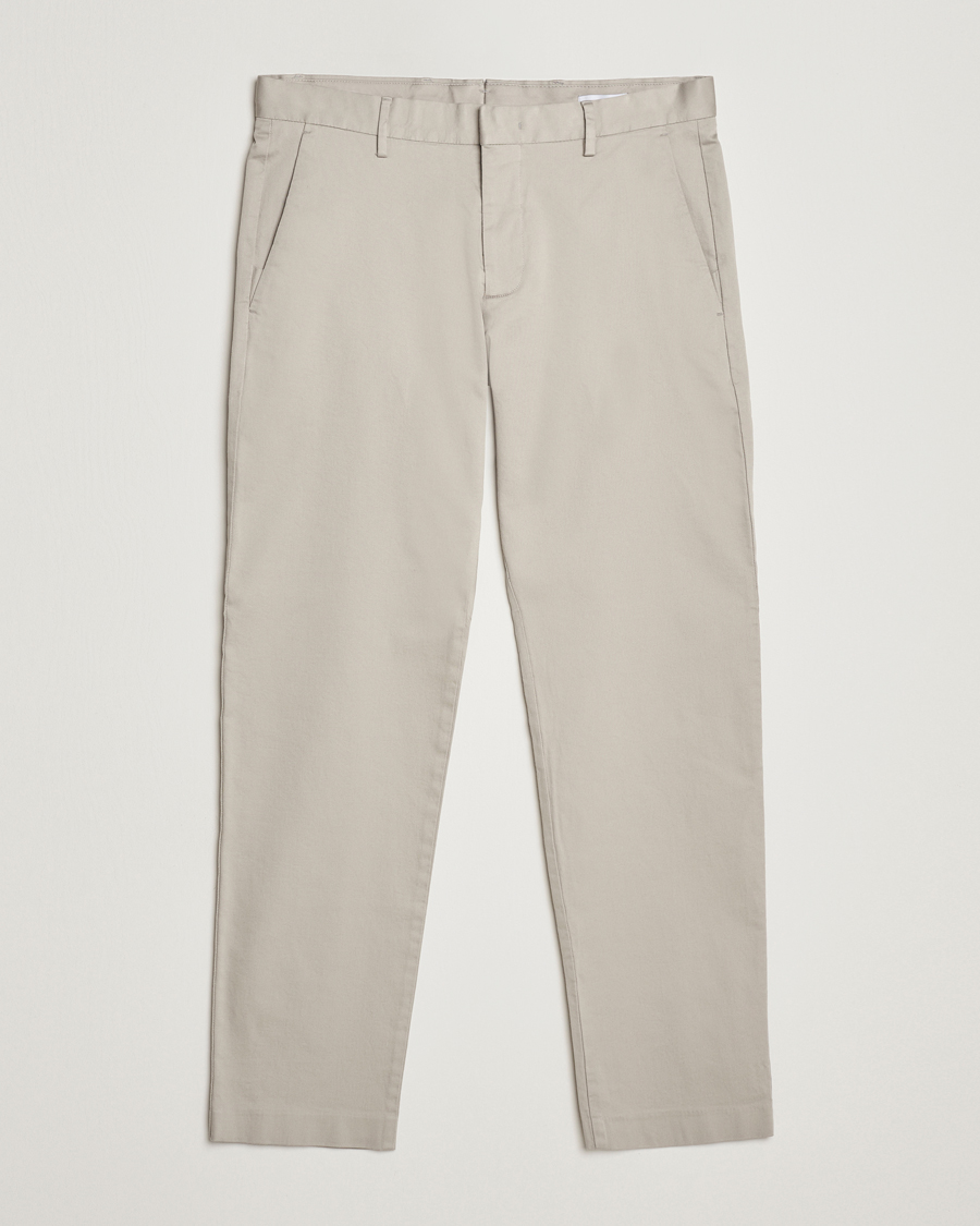 Herr |  | NN07 | Theo Regular Fit Stretch Chinos Grey