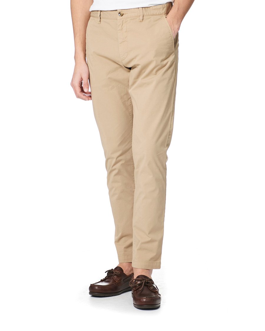 Herr | Byxor | NN07 | Karl Regular Fit Poplin Chinos Khaki