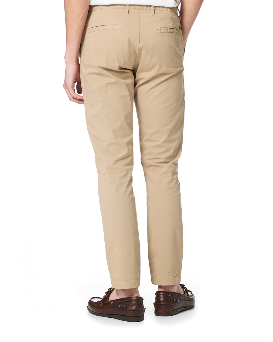 Herr | Byxor | NN07 | Karl Regular Fit Poplin Chinos Khaki