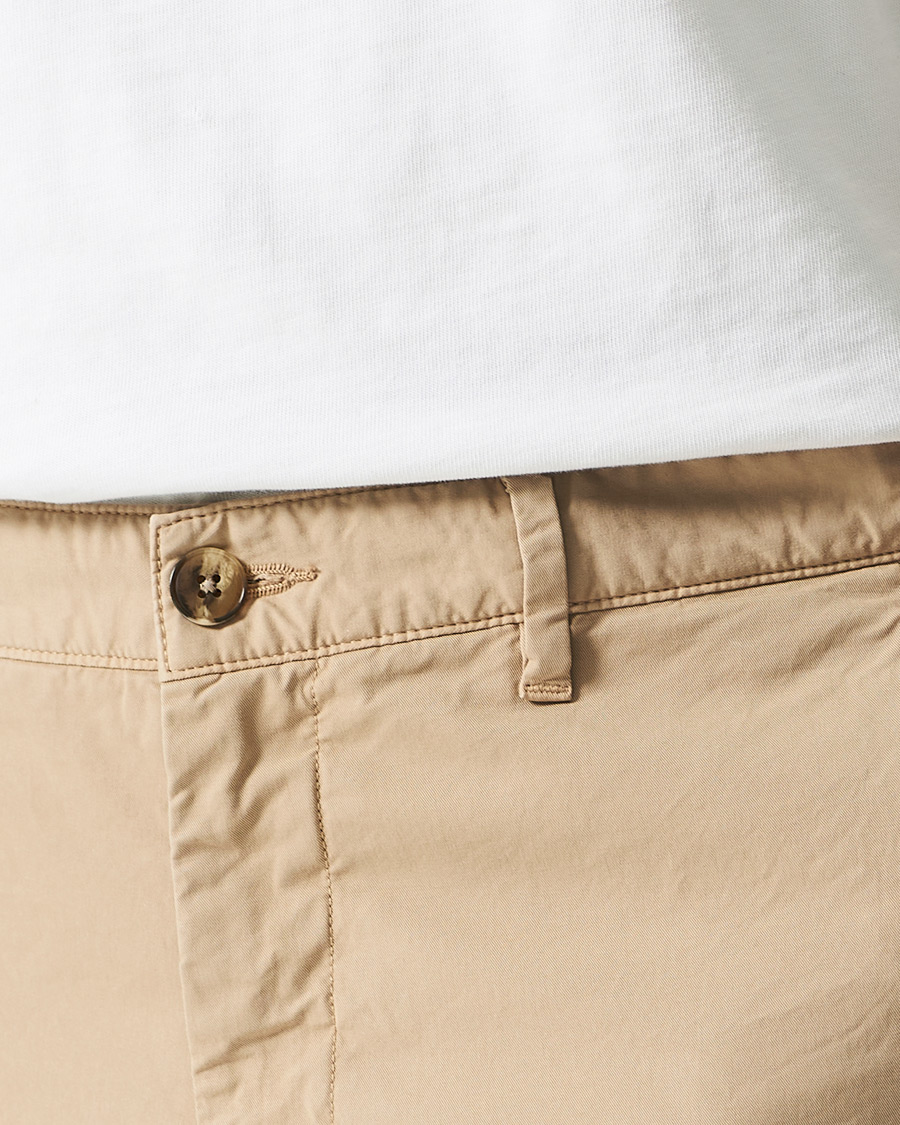 Herr | Byxor | NN07 | Karl Regular Fit Poplin Chinos Khaki