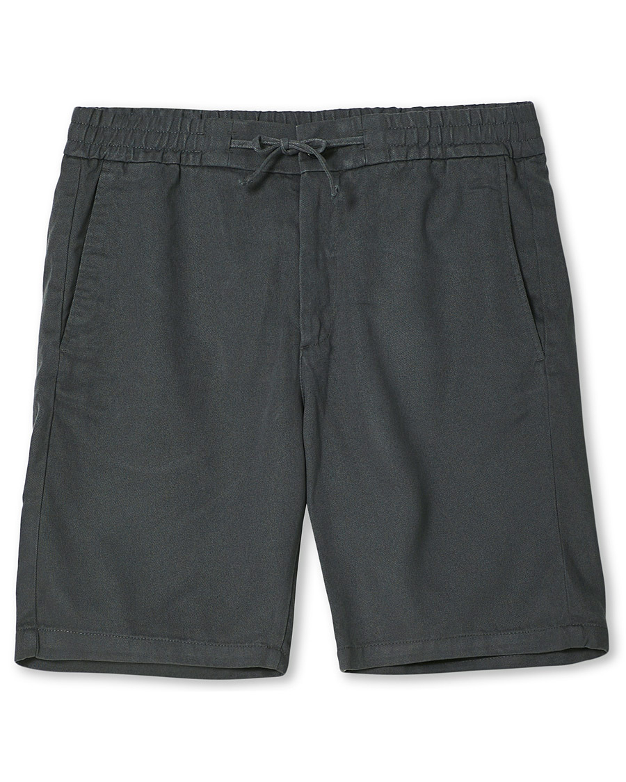 Herr | Shorts | NN07 | Seb Tencel Drawstring Shorts Concrete