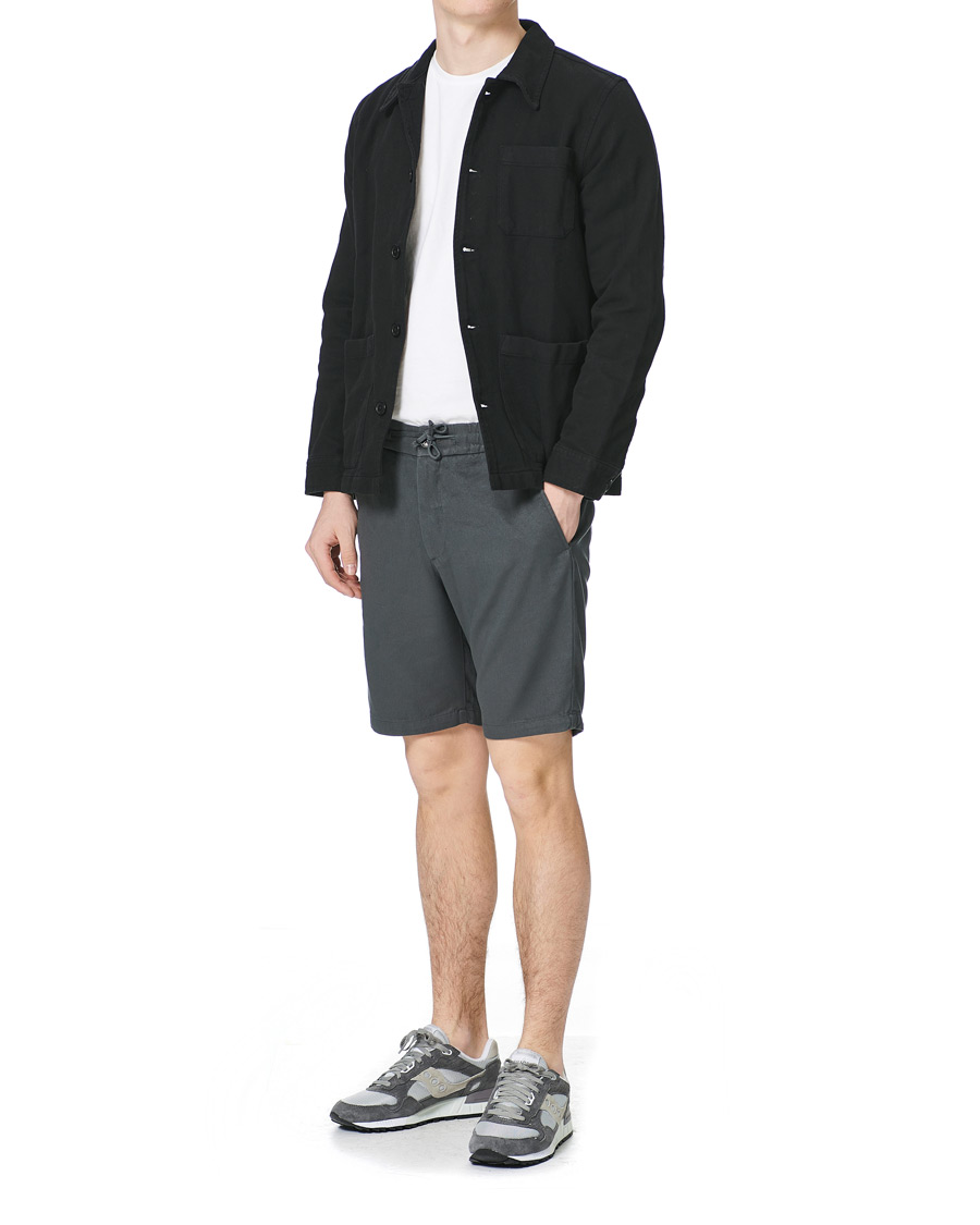 Herr | Shorts | NN07 | Seb Tencel Drawstring Shorts Concrete