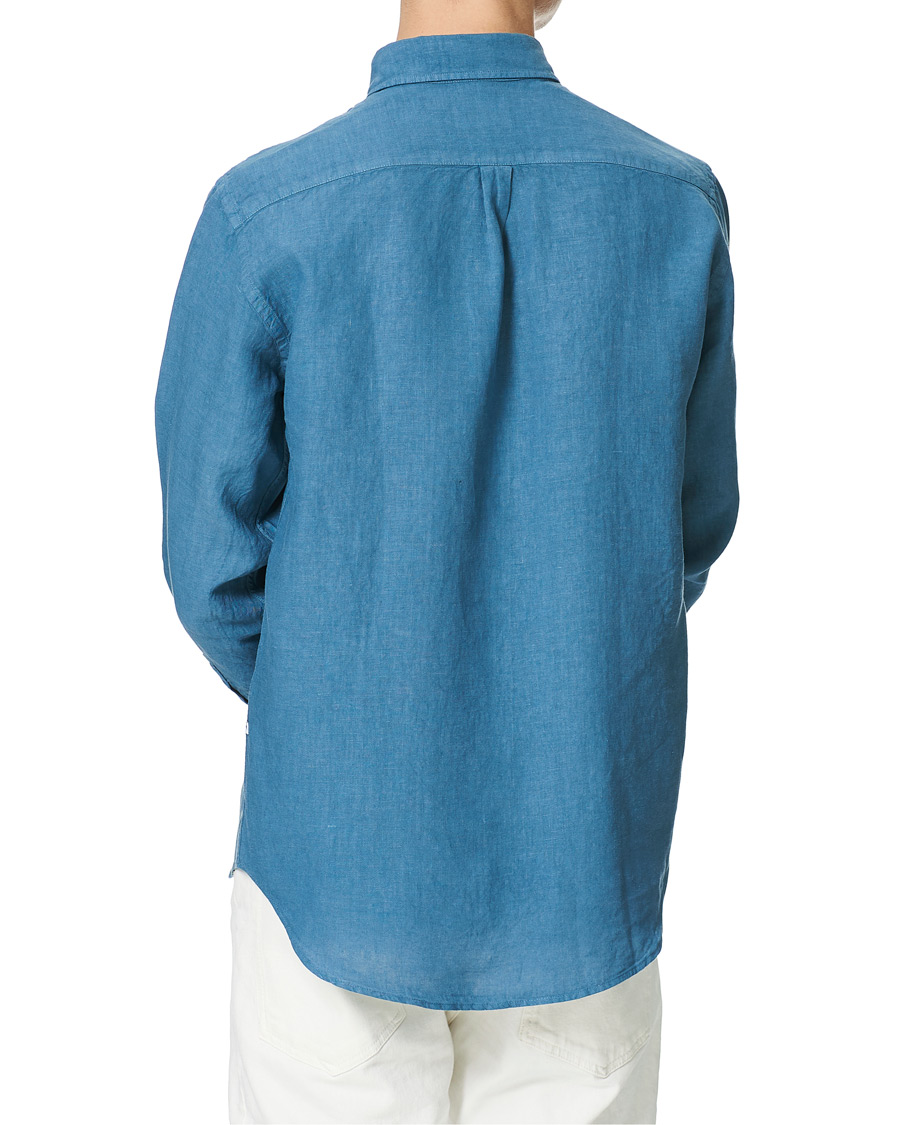 Herr | Skjortor | NN07 | Levon Linen Shirt Blue