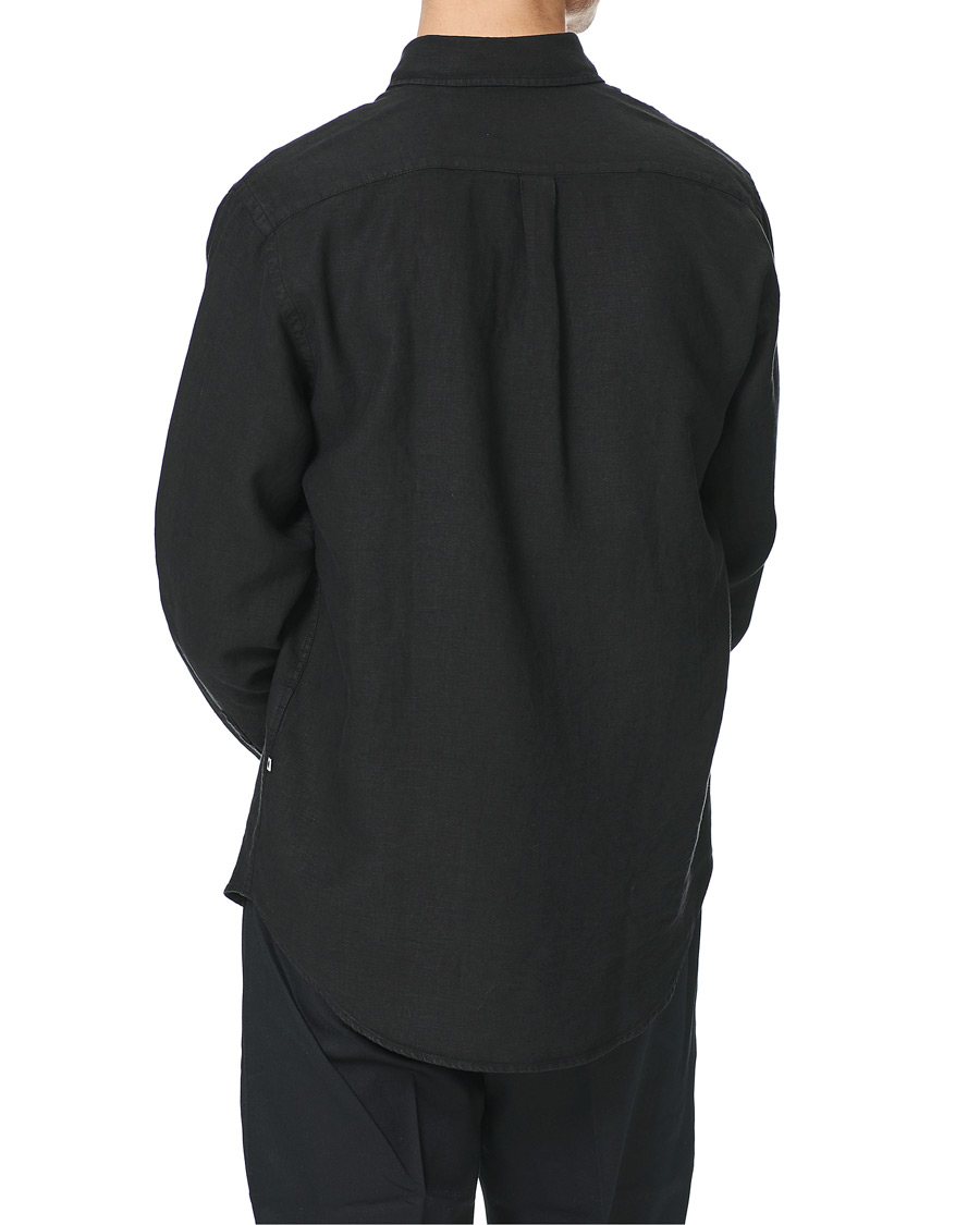 Herr | Skjortor | NN07 | Levon Linen Shirt Black