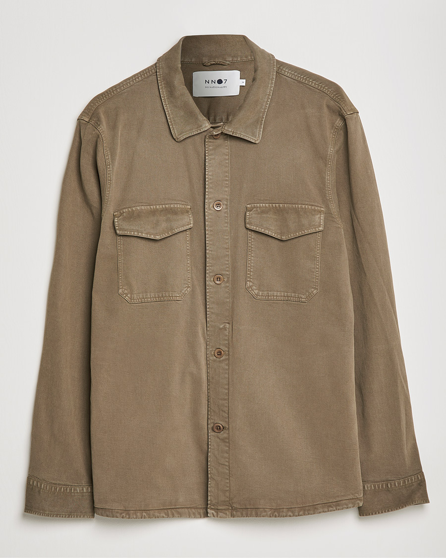 Herr | Skjortor | NN07 | Bernard Tencel Overshirt Clay