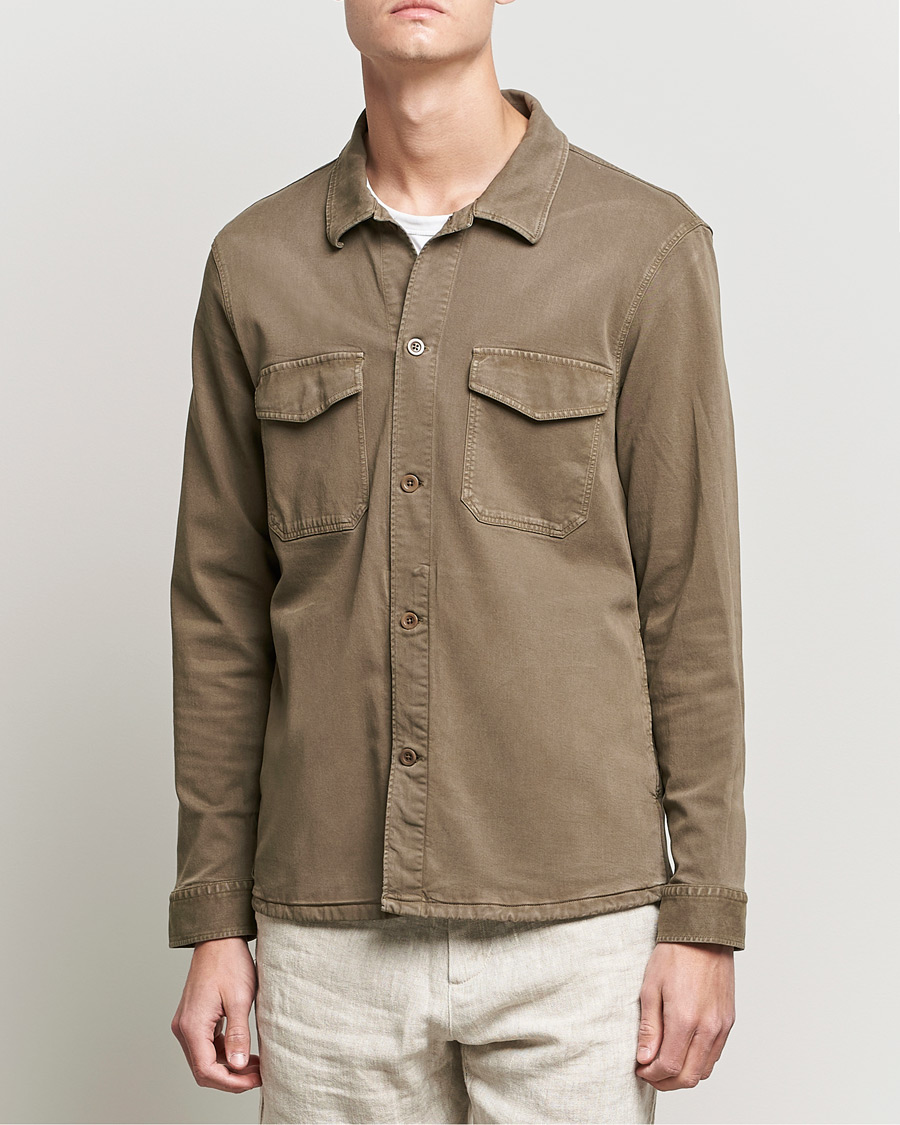 Herr | Skjortor | NN07 | Bernard Tencel Overshirt Clay