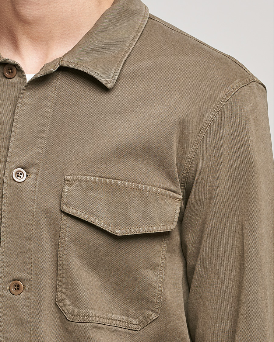 Herr | Skjortor | NN07 | Bernard Tencel Overshirt Clay