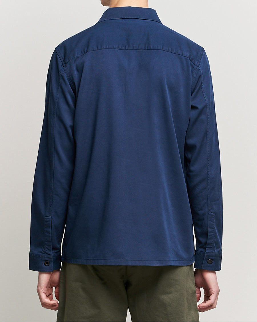 Herr | Skjortor | NN07 | Bernard Tencel Overshirt Navy