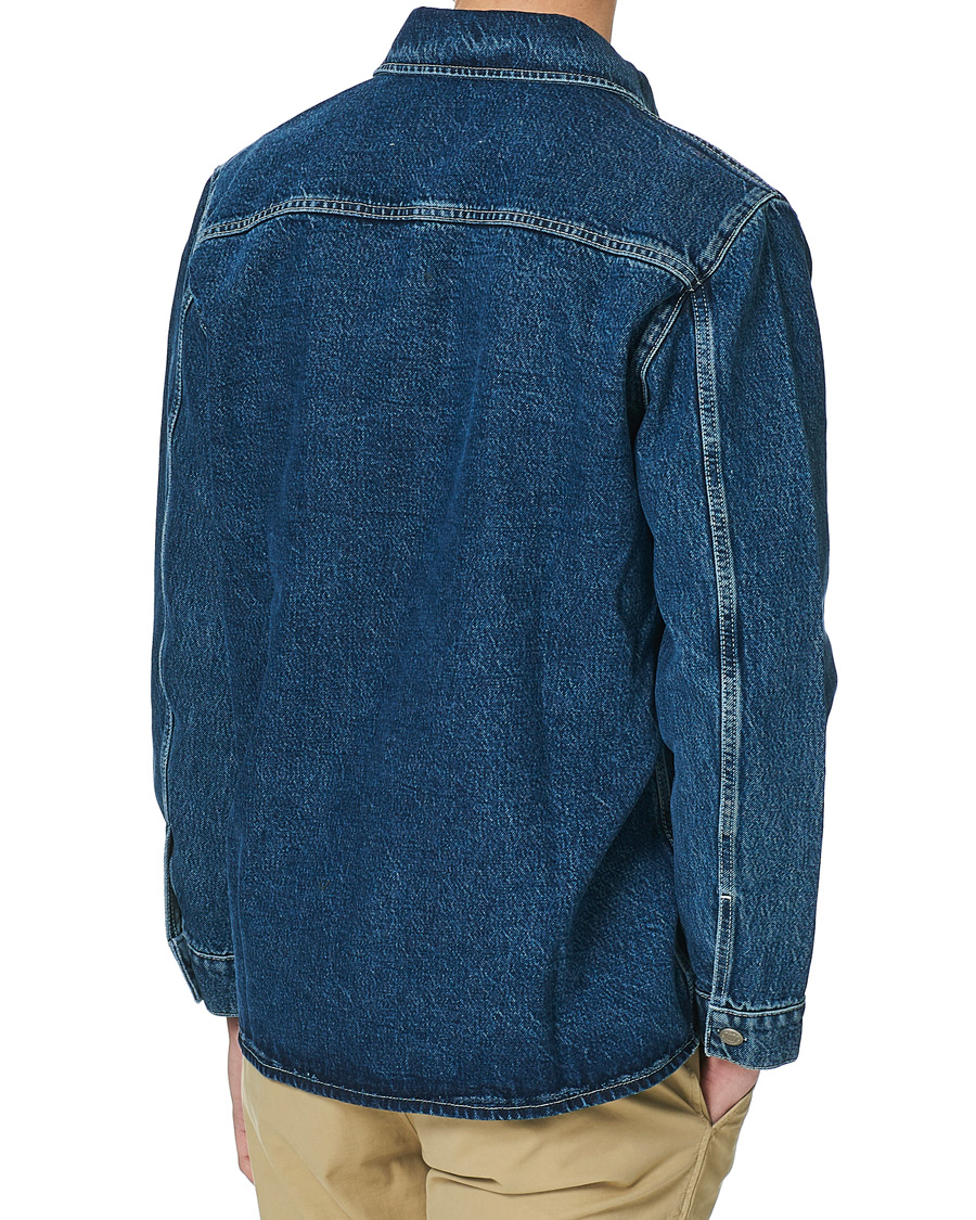 Herr | Skjortor | NN07 | Peter Denim Overshirt Dark Blue