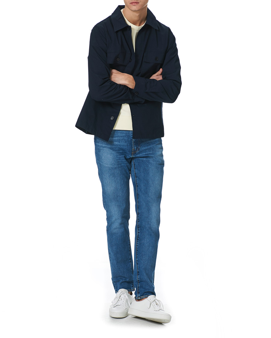 Herr | Skjortor | NN07 | Wilas Ripstop Overshirt Navy