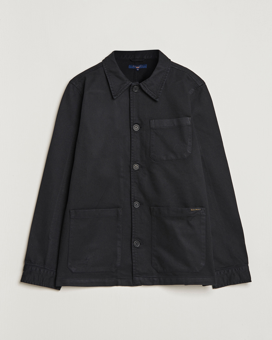 Herr | Skjortor | Nudie Jeans | Barney Worker Overshirt Black