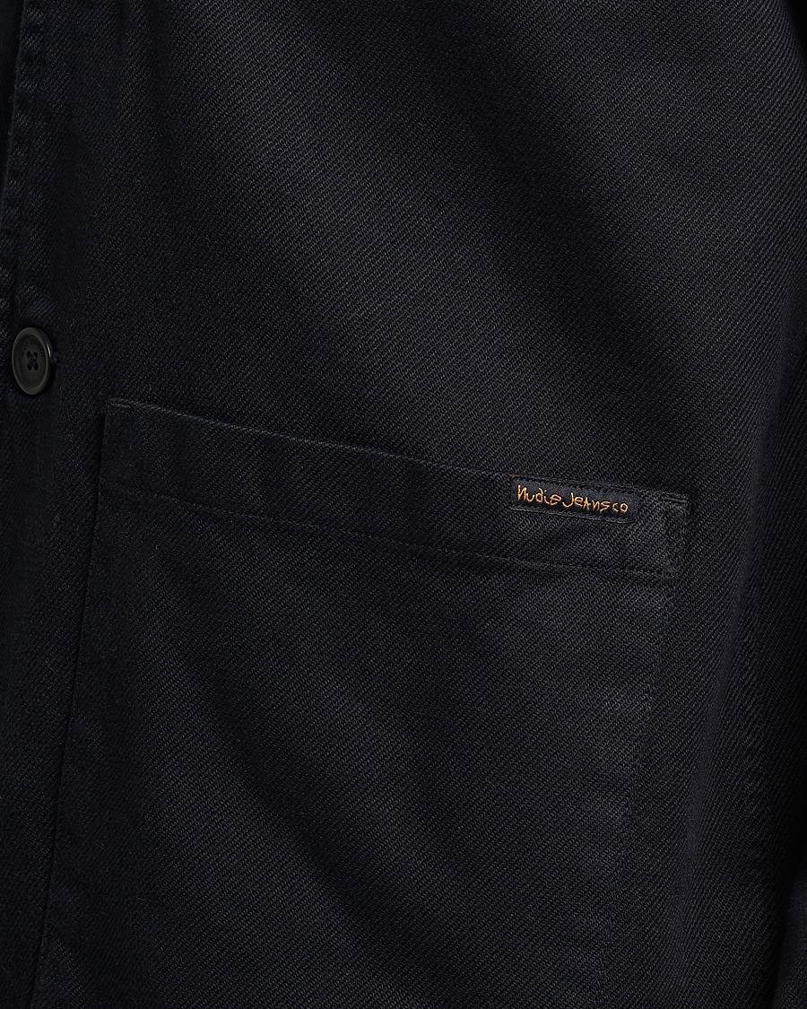 Herr | Skjortor | Nudie Jeans | Barney Worker Overshirt Black