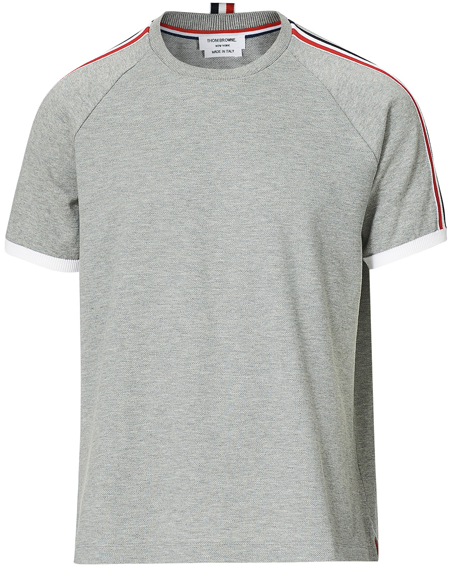 Herr | T-Shirts | Thom Browne | Raglan Sleeve T-Shirt Light Grey
