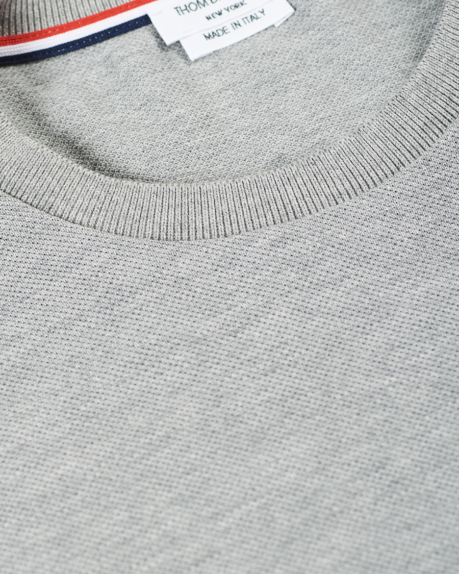 Herr | T-Shirts | Thom Browne | Raglan Sleeve T-Shirt Light Grey