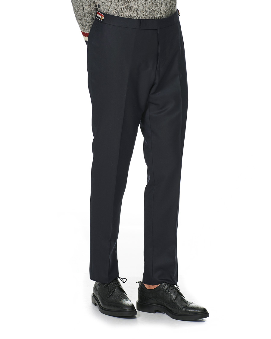 Herr | Byxor | Thom Browne | Super 120s Wool Trousers Navy