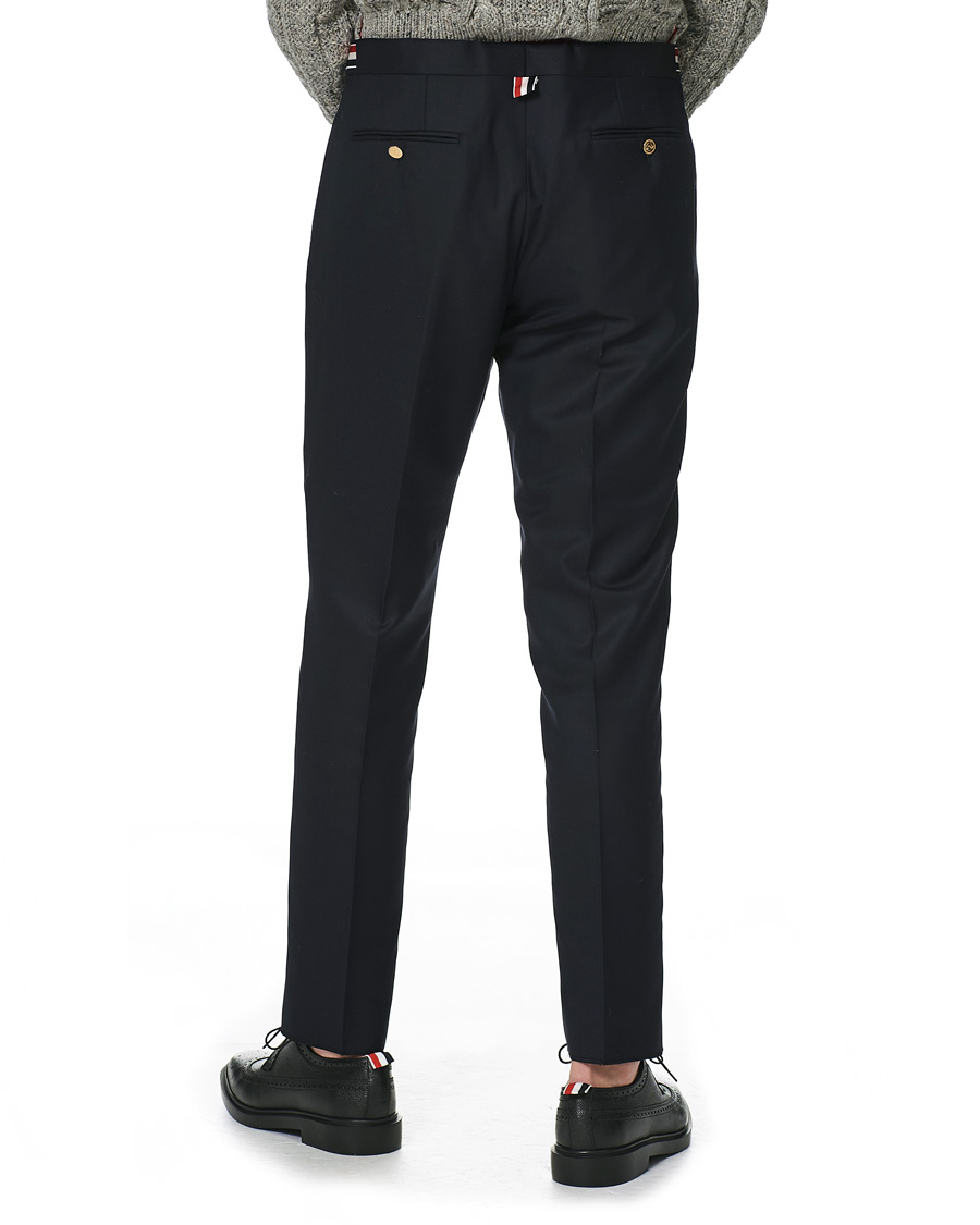 Herr | Byxor | Thom Browne | Super 120s Wool Trousers Navy